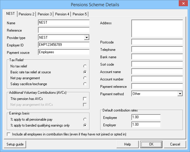 Using Payroll Manager with NEST