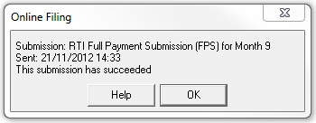 Successful Submission